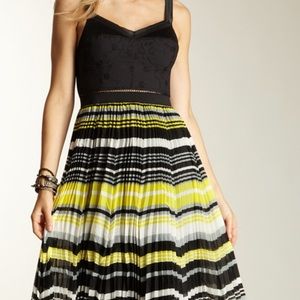 Free people poly organza maxi dress